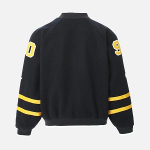 Concert Outfit Vintage Embroidered Varsity Baseball Jacket