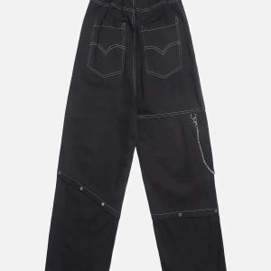 Concert Outfit Vintage Embroidery Jeans