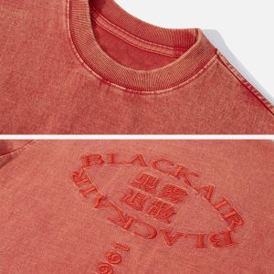 Concert Outfit Vintage Embroidery Tee