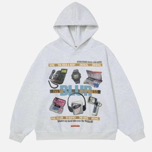 Concert Outfit Vintage Era Electronics Hoodie