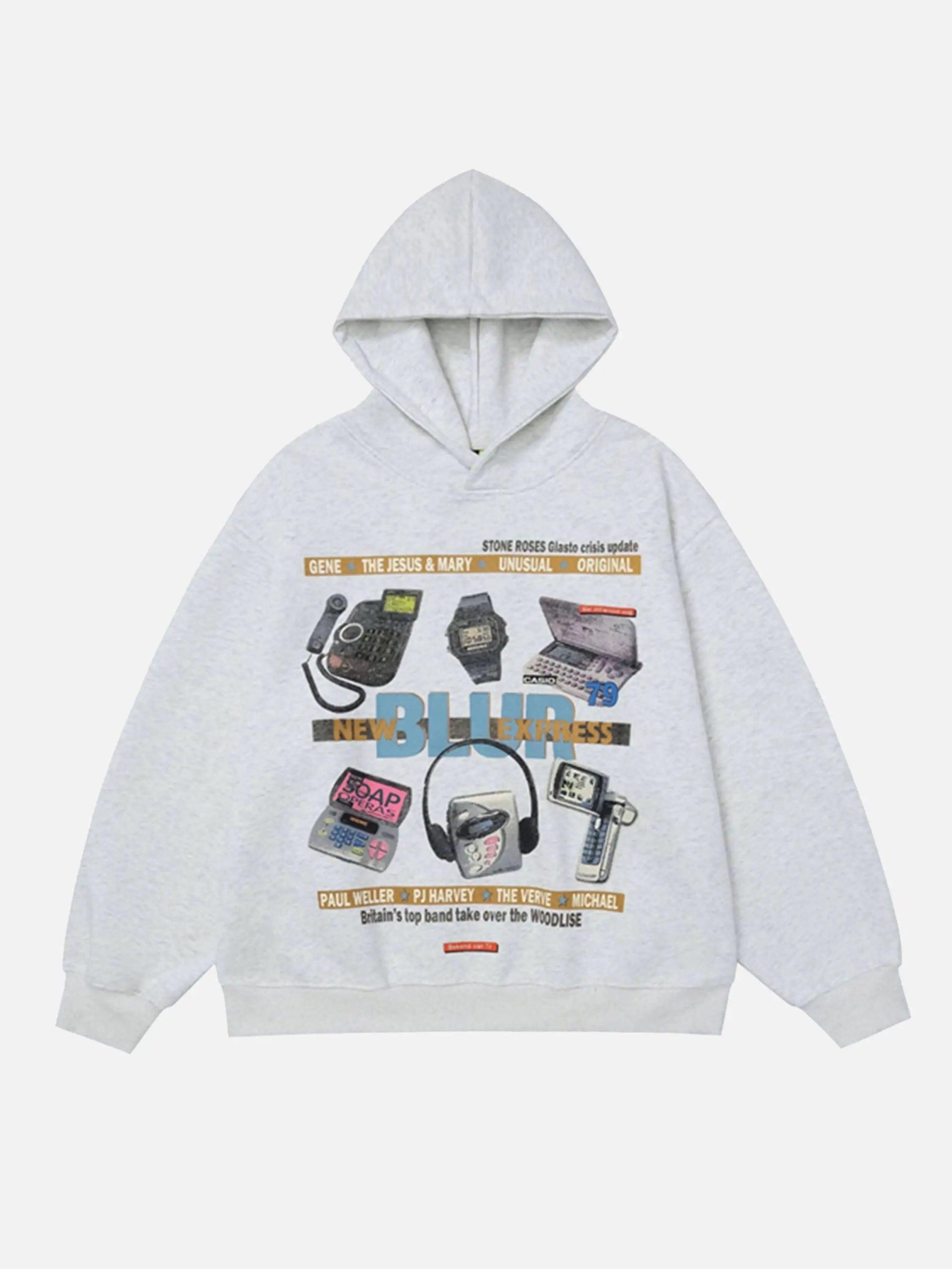 Concert Outfit Vintage Era Electronics Hoodie Concert Outfit Vintage Era Electronics Hoodie