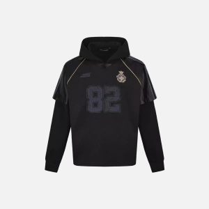 Concert Outfit Vintage Fake Two-Piece Set Leisure Hoodie