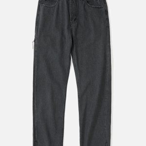 Concert Outfit Vintage Frayed Wash Jeans