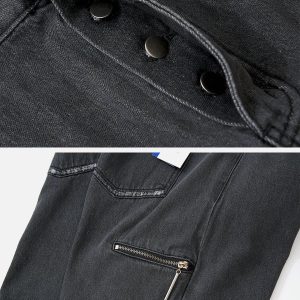 Concert Outfit Vintage Frayed Wash Jeans