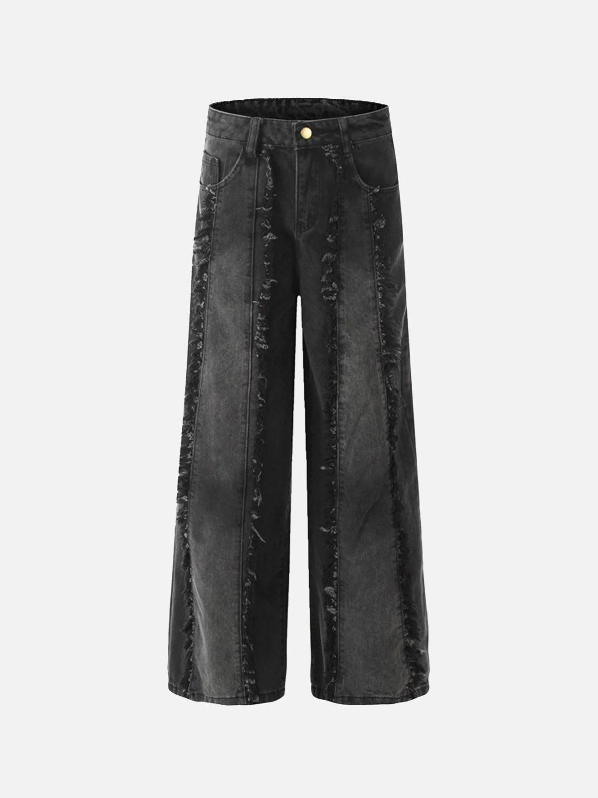 Concert Outfit Vintage Fringed Raw-Edge Jeans Concert Outfit Vintage Fringed Raw-Edge Jeans