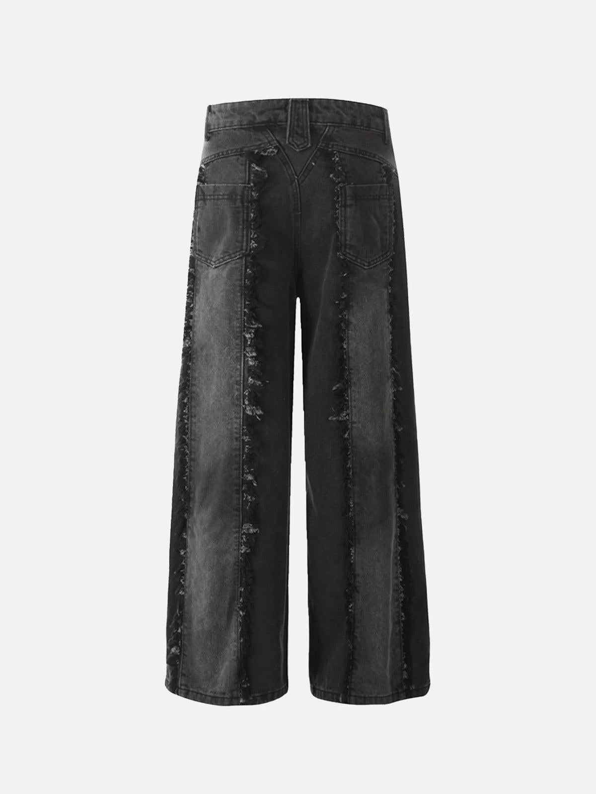 Concert Outfit Vintage Fringed Raw-Edge Jeans Concert Outfit Vintage Fringed Raw-Edge Jeans