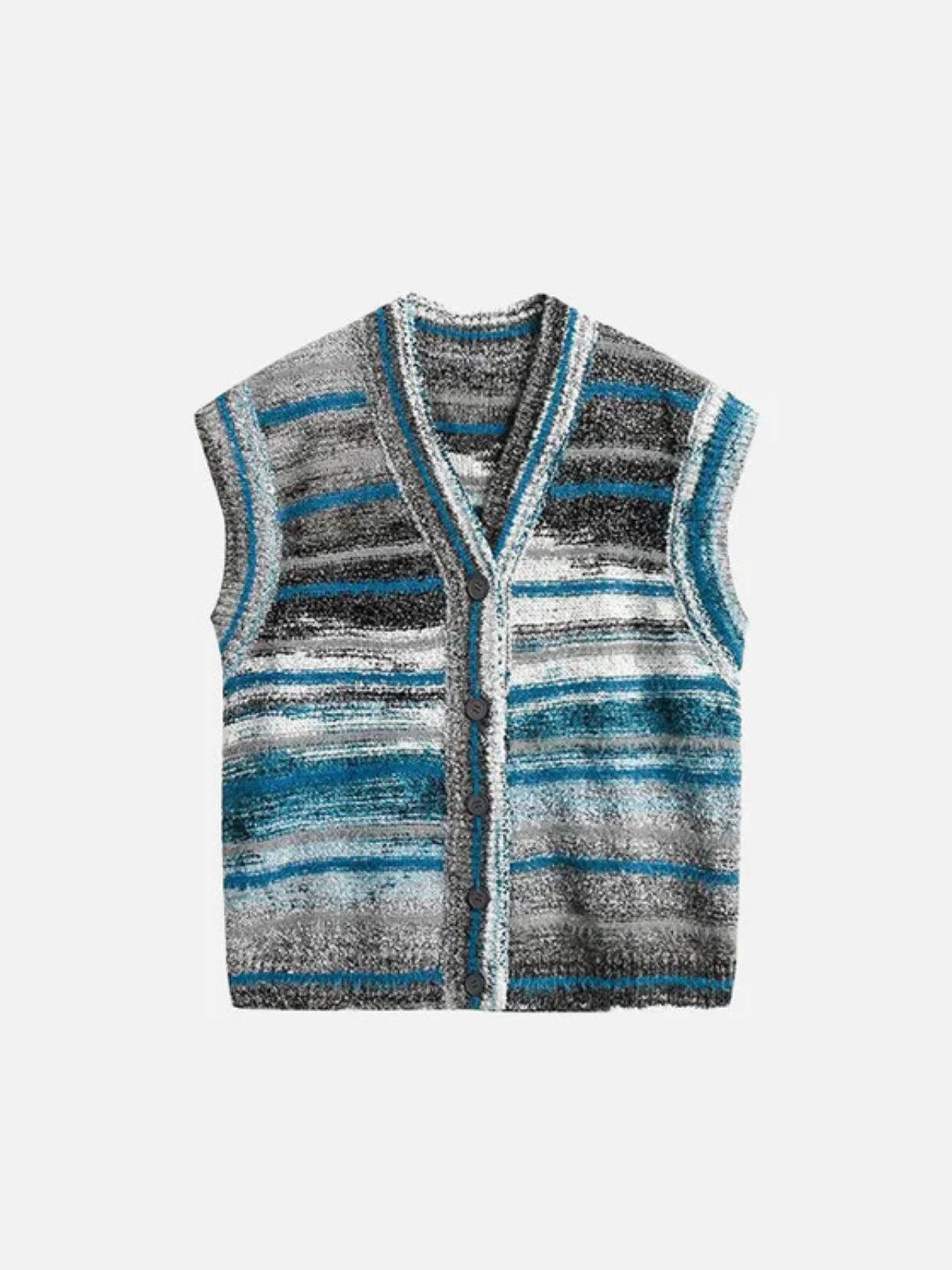 Concert Outfit Vintage Gradient Sweater Vest Concert Outfit Vintage Gradient Sweater Vest