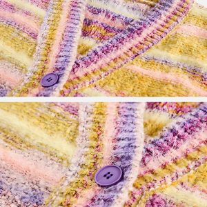 Concert Outfit Vintage Gradient Sweater Vest