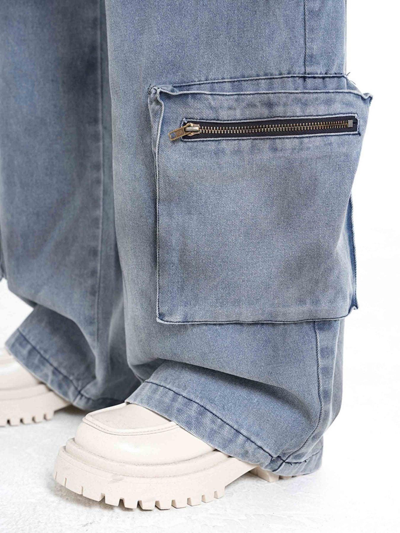 Concert Outfit Vintage Jet Multi-Pocket Workwear Jeans Concert Outfit Vintage Jet Multi-Pocket Workwear Jeans