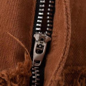 Concert Outfit Vintage Layered Raw Edge Slim Jeans