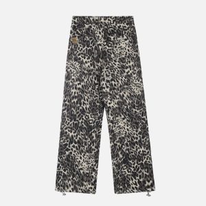 Concert Outfit Vintage Leopard Sweatpants