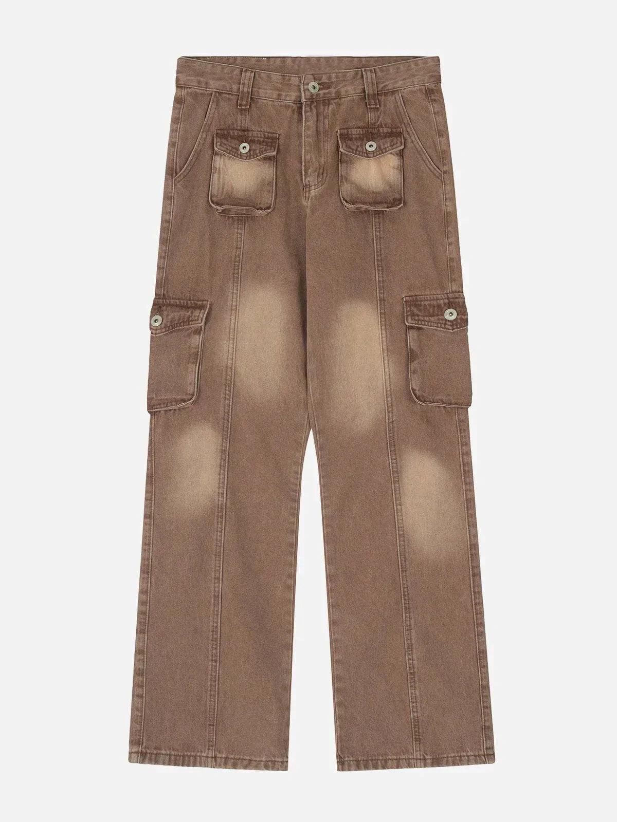 Concert Outfit Vintage Multi Pocket Jeans Concert Outfit Vintage Multi Pocket Jeans