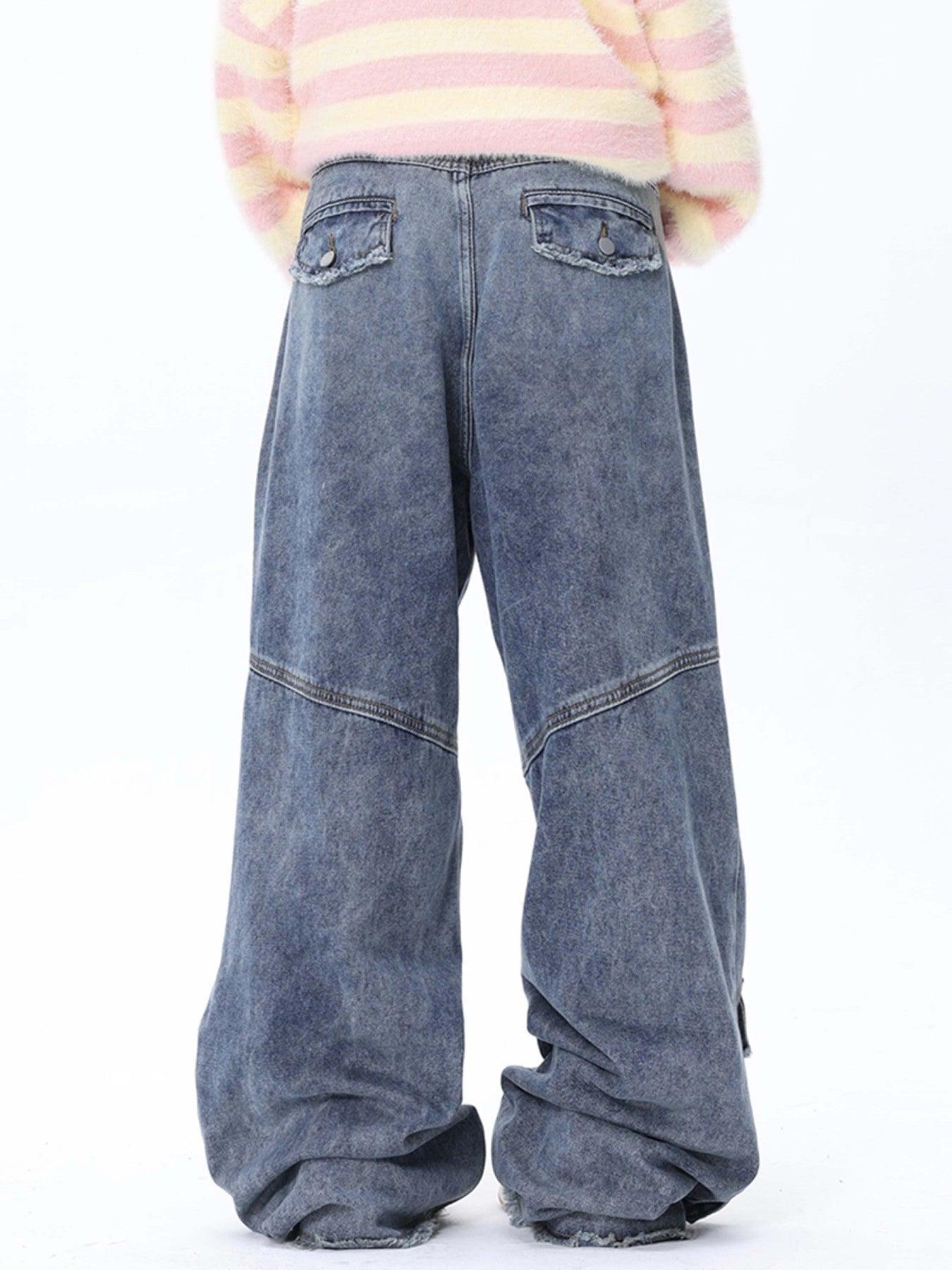 Concert Outfit Vintage Multi-Pocket Workwear Jeans Concert Outfit Vintage Multi-Pocket Workwear Jeans