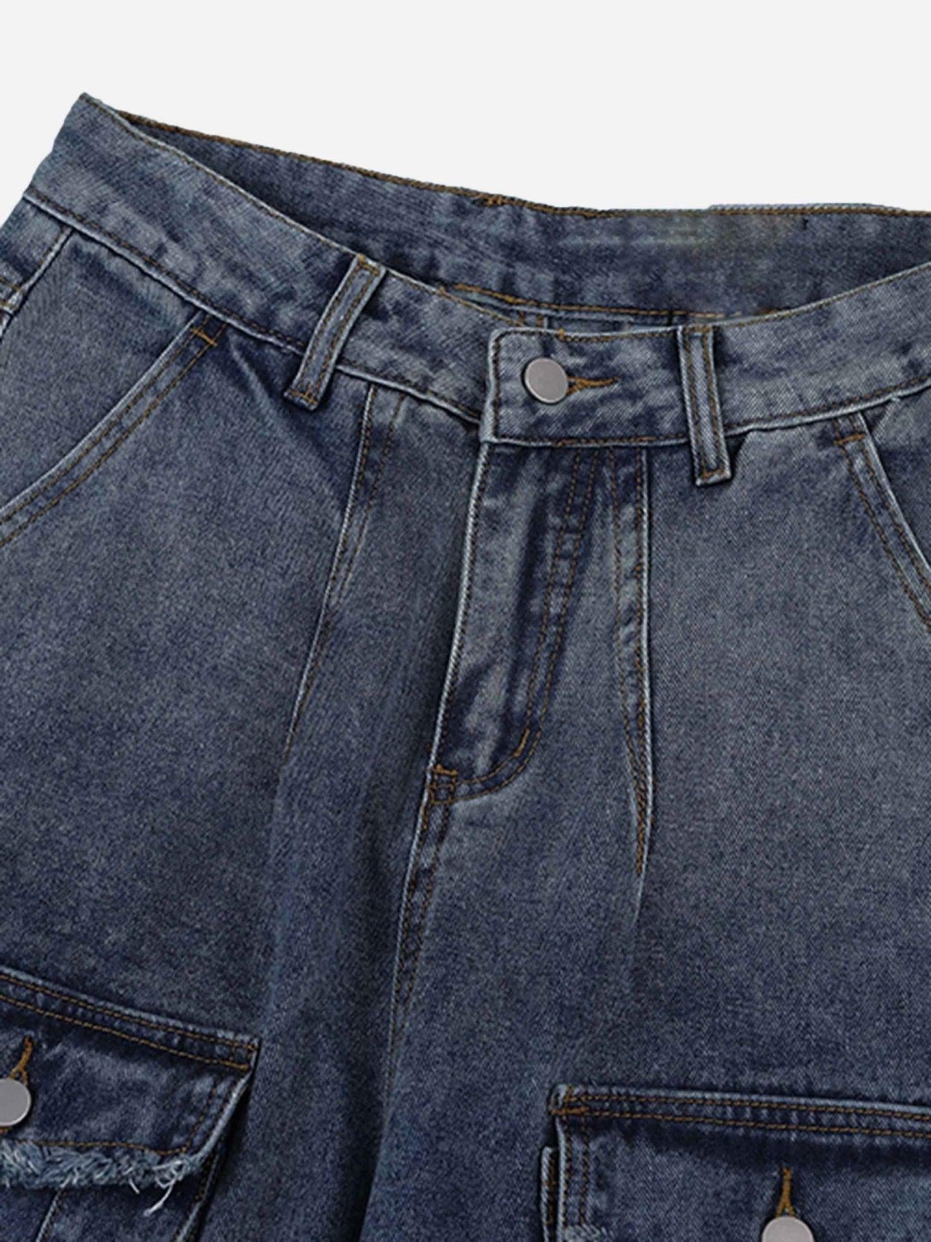 Concert Outfit Vintage Multi-Pocket Workwear Jeans Concert Outfit Vintage Multi-Pocket Workwear Jeans