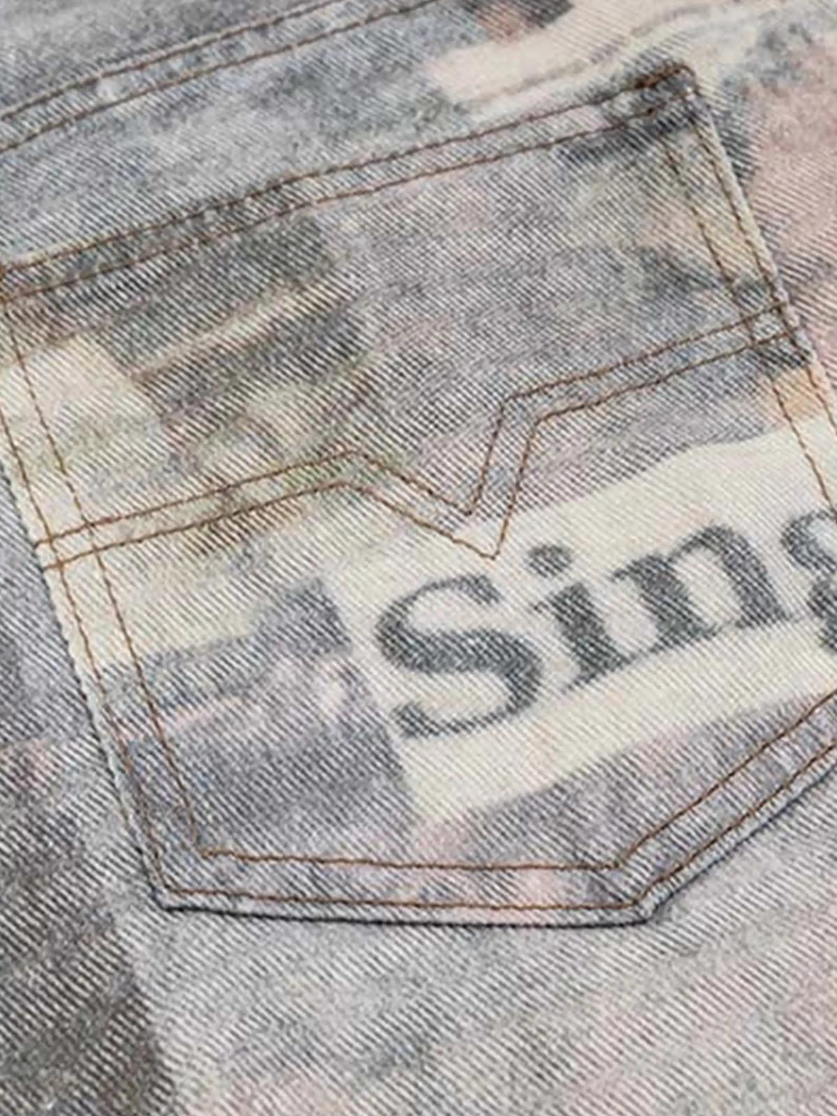 Concert Outfit Vintage Newspaper Digital Print Pants Concert Outfit Vintage Newspaper Digital Print Pants