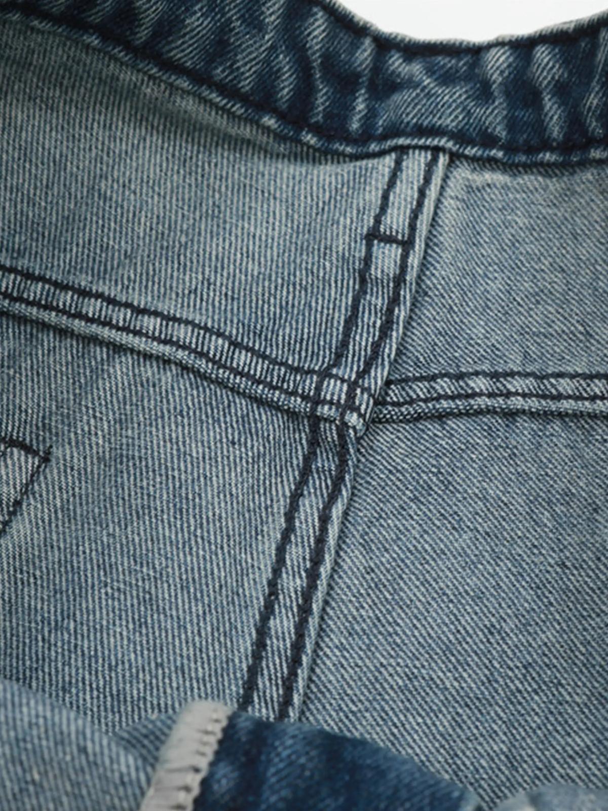 Concert Outfit Vintage Number Print Jeans Concert Outfit Vintage Number Print Jeans