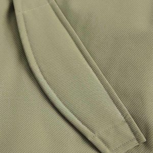 Concert Outfit Vintage Oversized Pleated Stand Collar Jacket