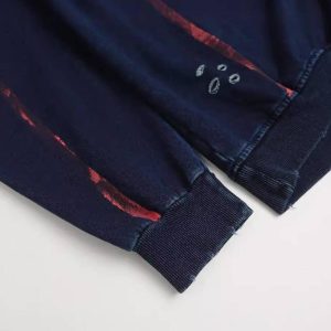 Concert Outfit Vintage Print hole Academic Style Hoodie