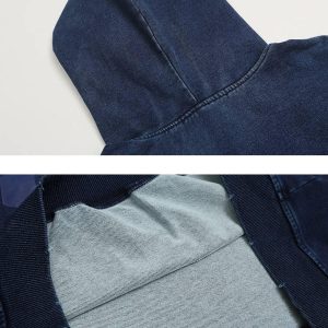 Concert Outfit Vintage Print hole Academic Style Hoodie