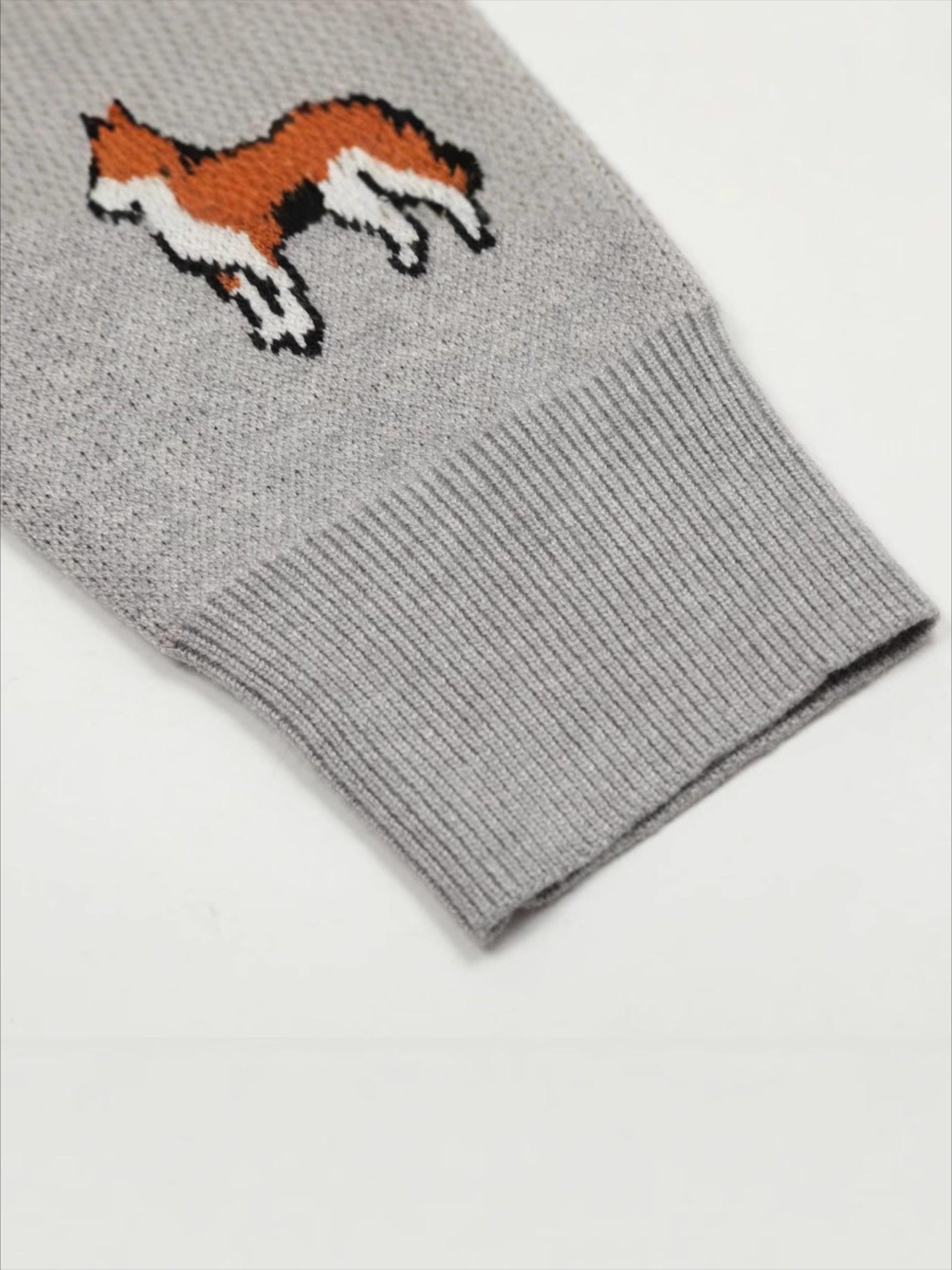 Concert Outfit Vintage Puppy Embroidery Knit Cardigan Concert Outfit Vintage Puppy Embroidery Knit Cardigan