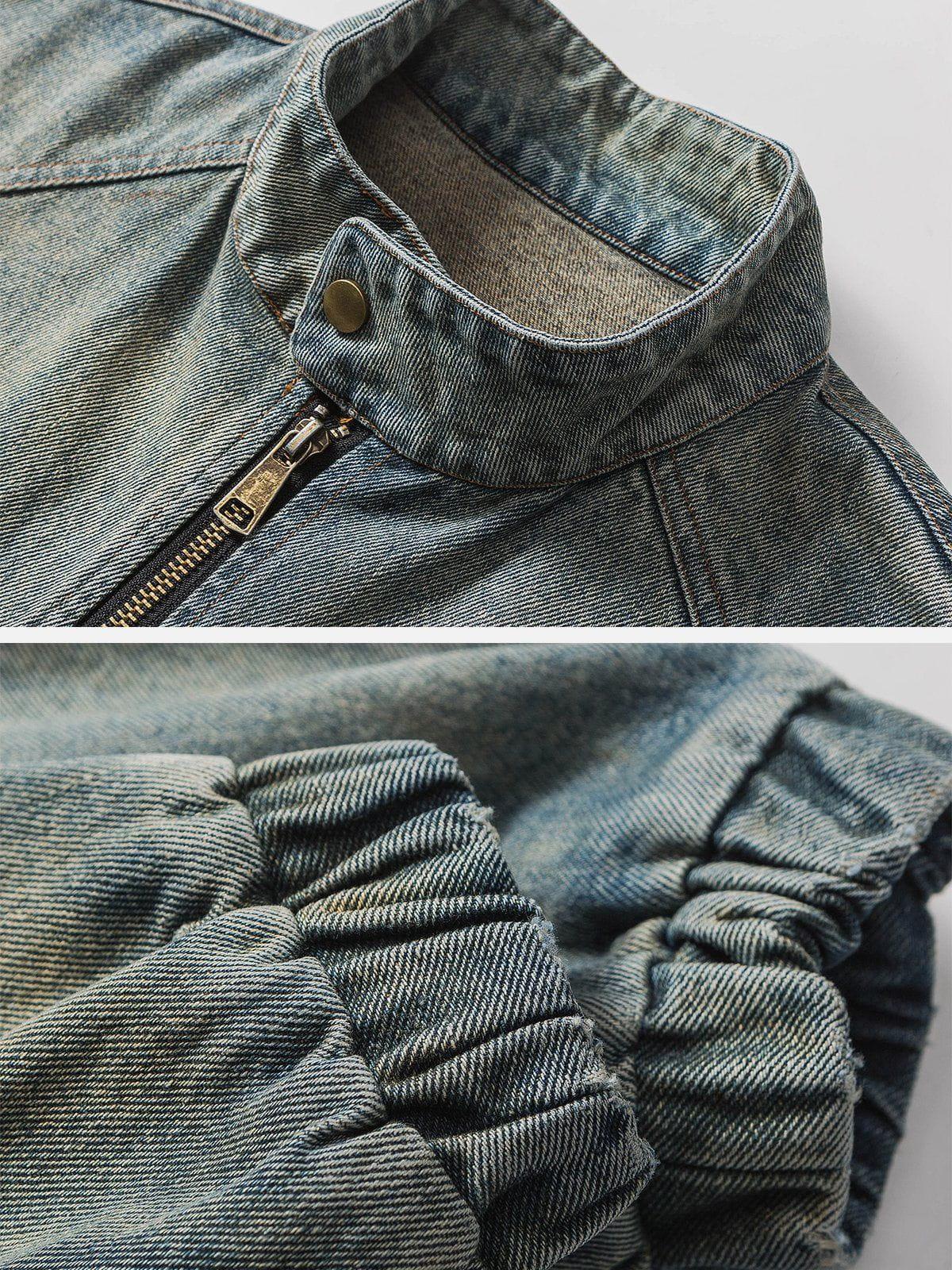 Concert Outfit Vintage Racing Denim Jacket Concert Outfit Vintage Racing Denim Jacket