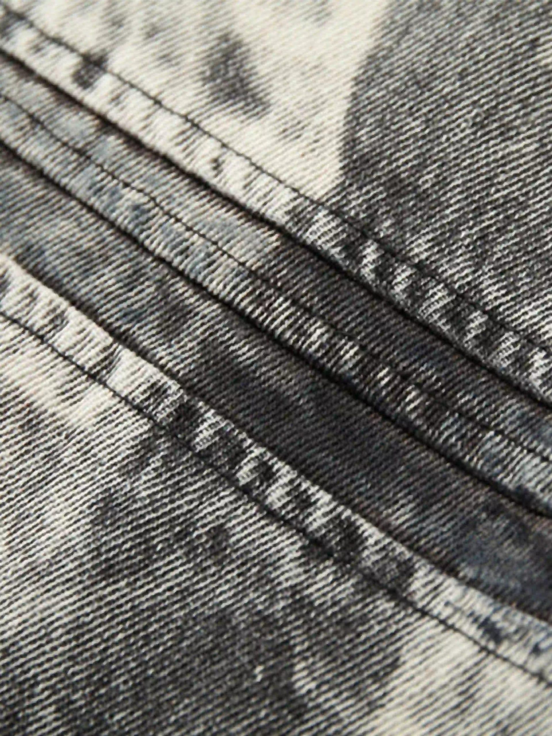 Concert Outfit Vintage Racing Distressed Print Zip-Up Collar Jacket Concert Outfit Vintage Racing Distressed Print Zip-Up Collar Jacket