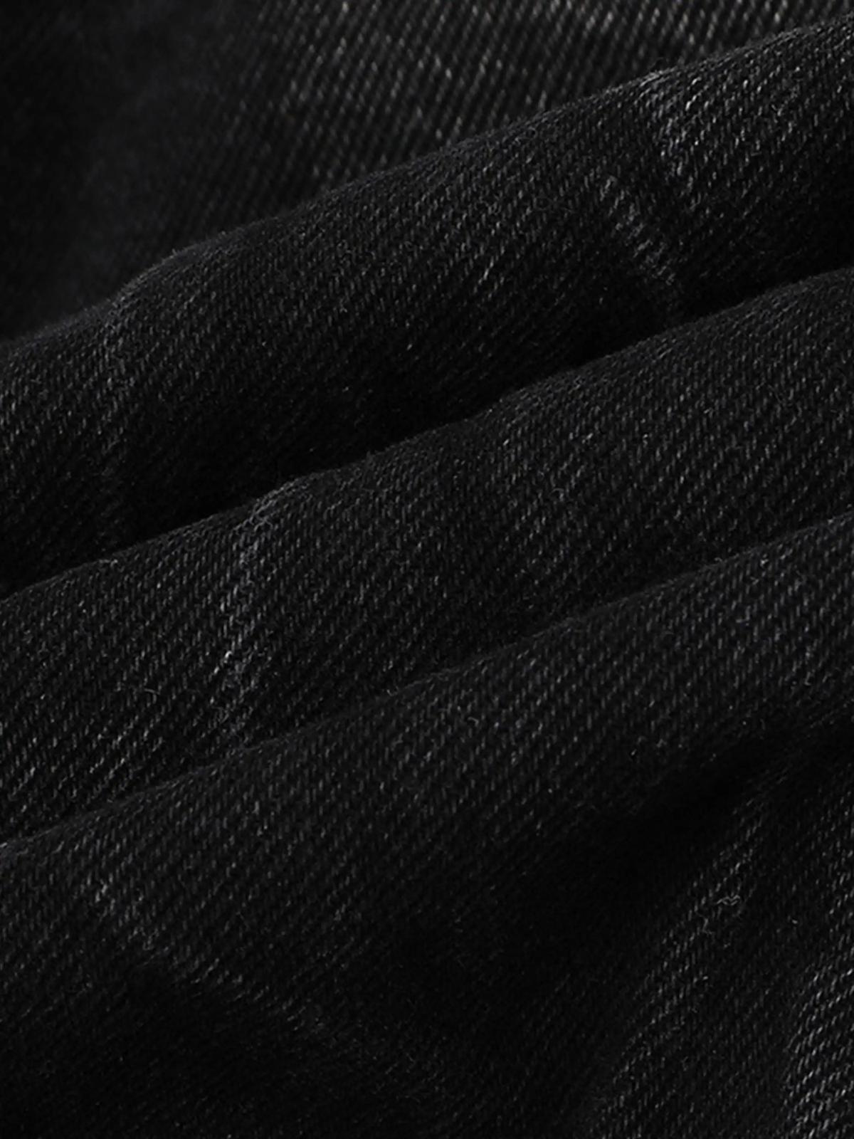 Concert Outfit Vintage Raw-Edge Ripple Straight-Leg Jeans Concert Outfit Vintage Raw-Edge Ripple Straight-Leg Jeans