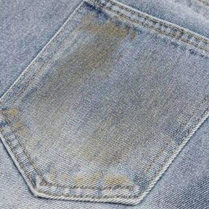 Concert Outfit Vintage Ripped Graffiti Jeans