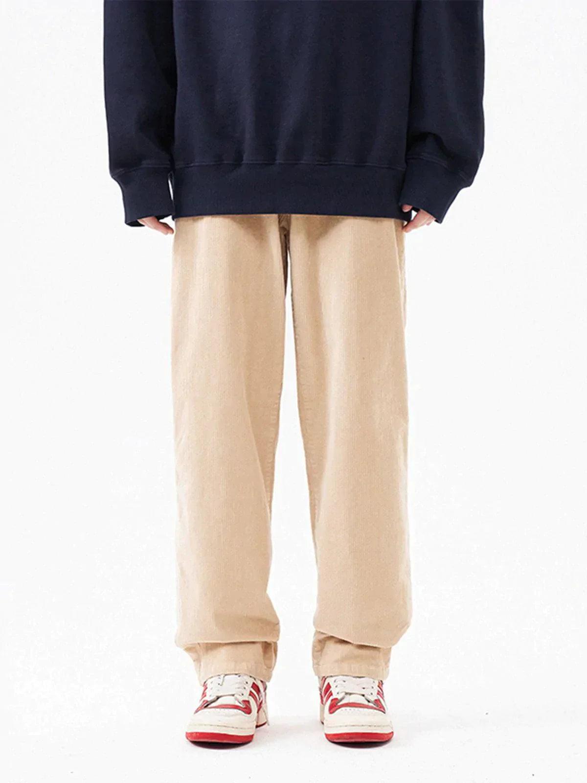 Concert Outfit Vintage Solid Corduroy Pants Concert Outfit Vintage Solid Corduroy Pants