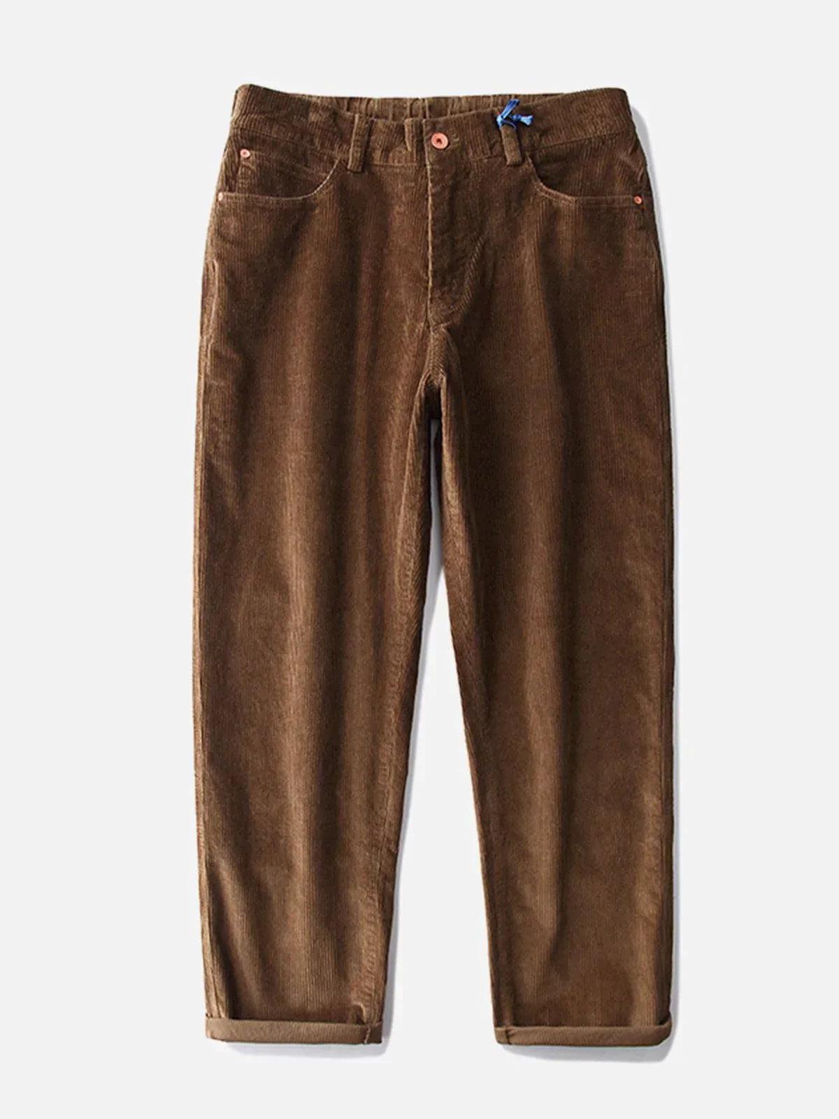 Concert Outfit Vintage Solid Corduroy Pants Concert Outfit Vintage Solid Corduroy Pants