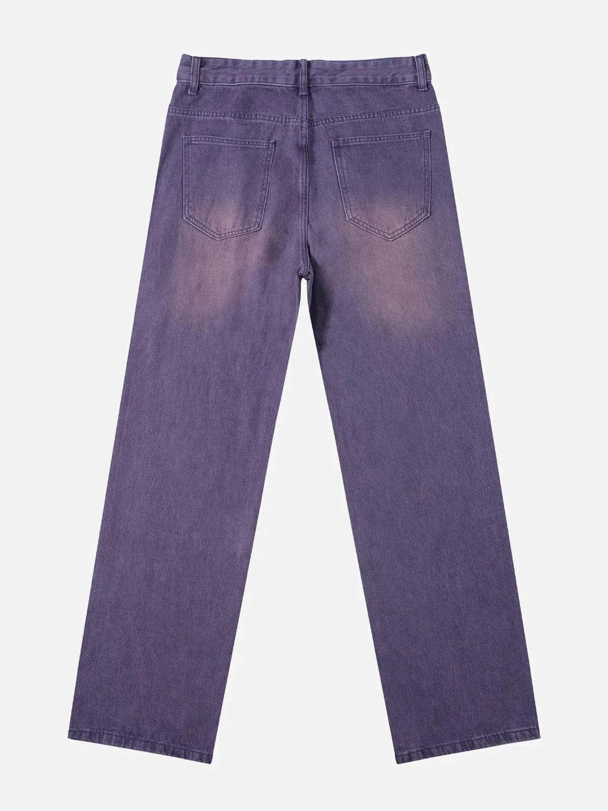 Concert Outfit Vintage Solid Gradient Jeans Concert Outfit Vintage Solid Gradient Jeans