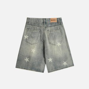 Concert Outfit Vintage Star Jorts