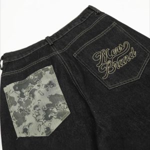 Concert Outfit Vintage Straight Leg Rolled Hem Jeans