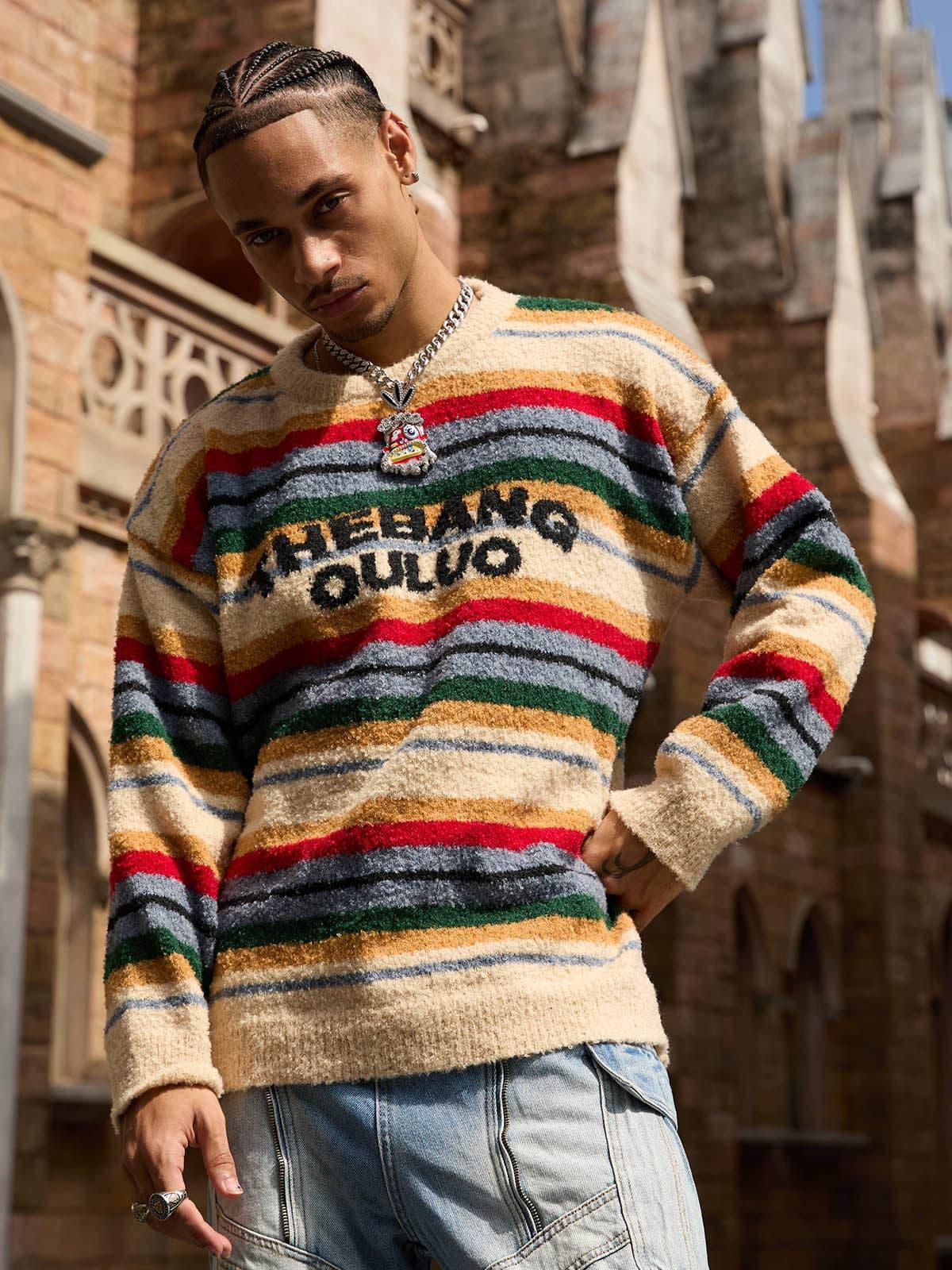 Concert Outfit Vintage Striped Sweater Concert Outfit Vintage Striped Sweater