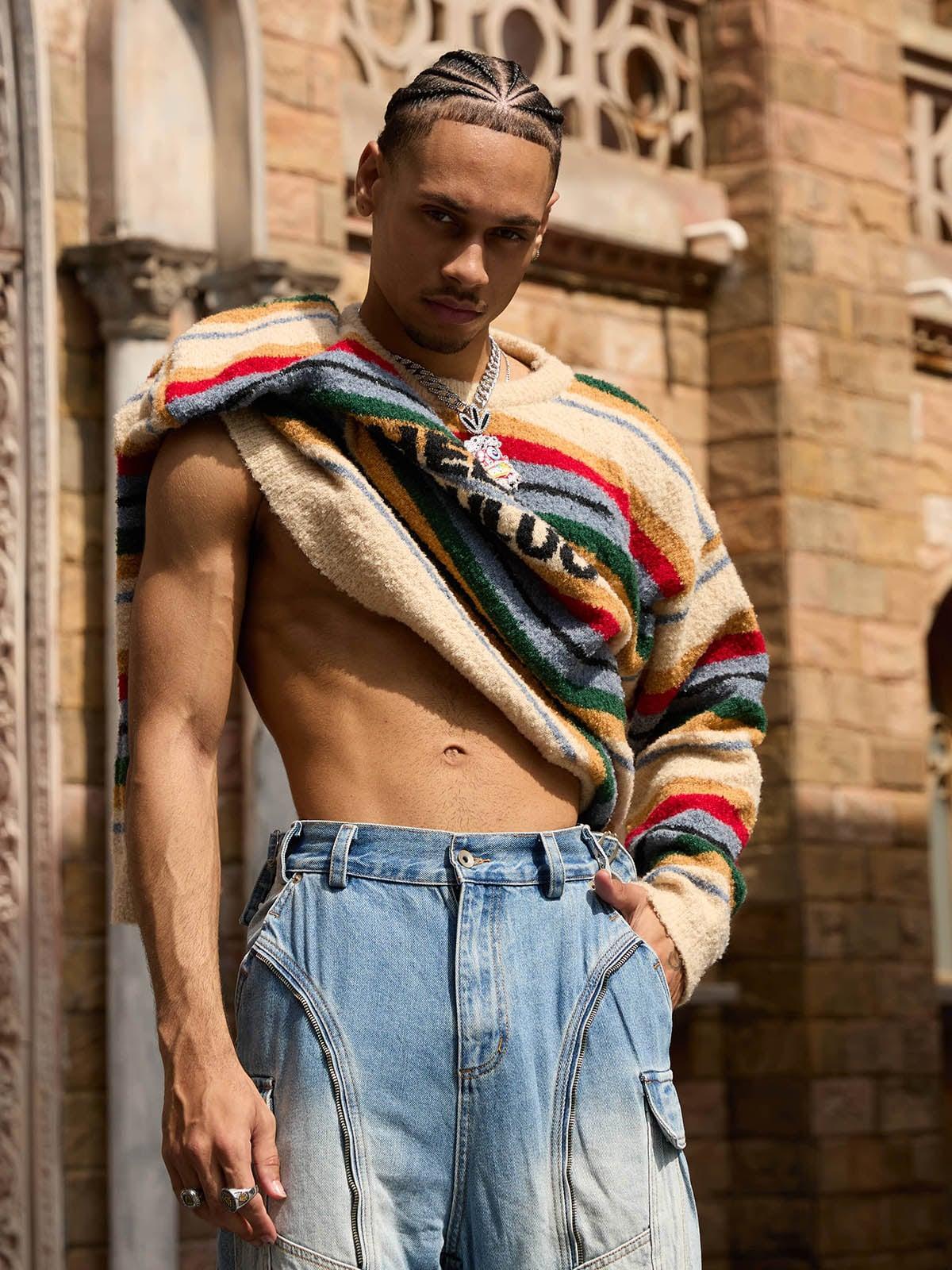 Concert Outfit Vintage Striped Sweater Concert Outfit Vintage Striped Sweater