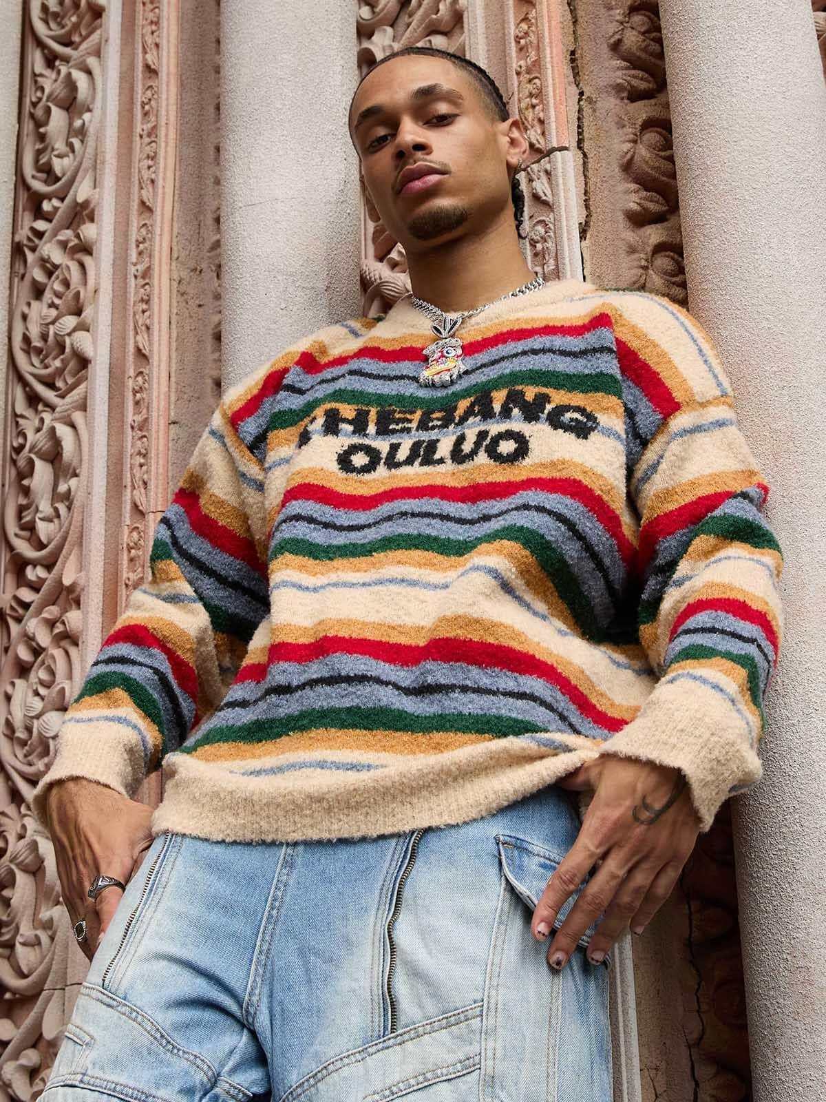 Concert Outfit Vintage Striped Sweater Concert Outfit Vintage Striped Sweater