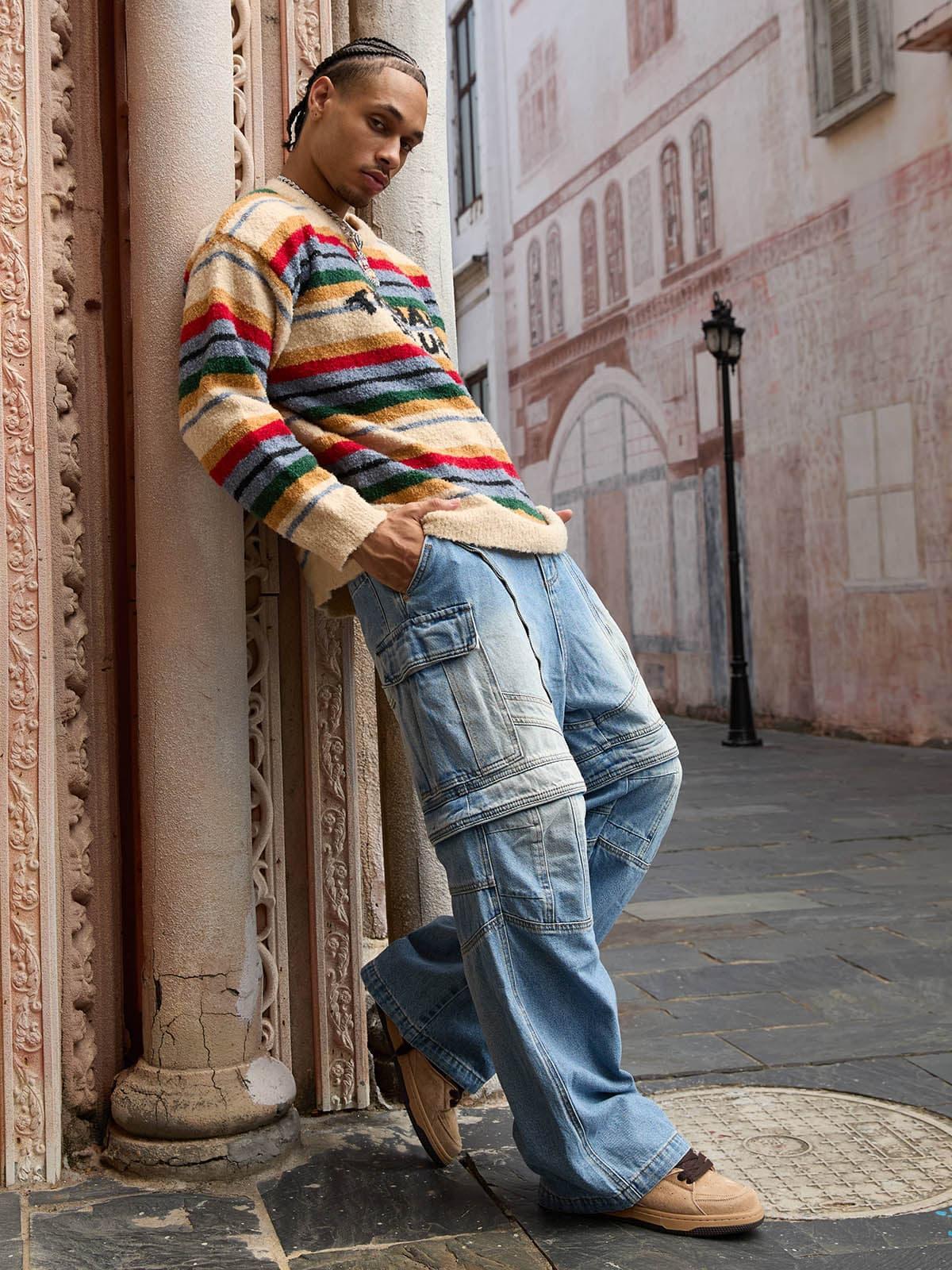 Concert Outfit Vintage Striped Sweater Concert Outfit Vintage Striped Sweater