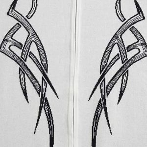 Concert Outfit Vintage Thorns Stand Collar Cardigan