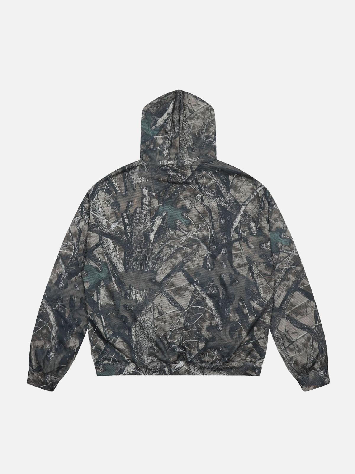 Concert Outfit Vintage Tree Camouflage Full Print Hoodie Concert Outfit Vintage Tree Camouflage Full Print Hoodie