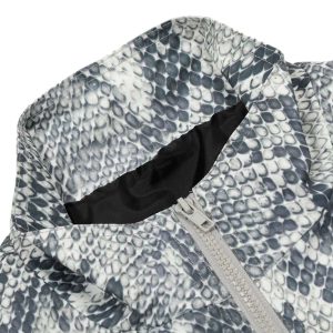 Concert Outfit Vintage Vibe Print Windbreaker Jacket