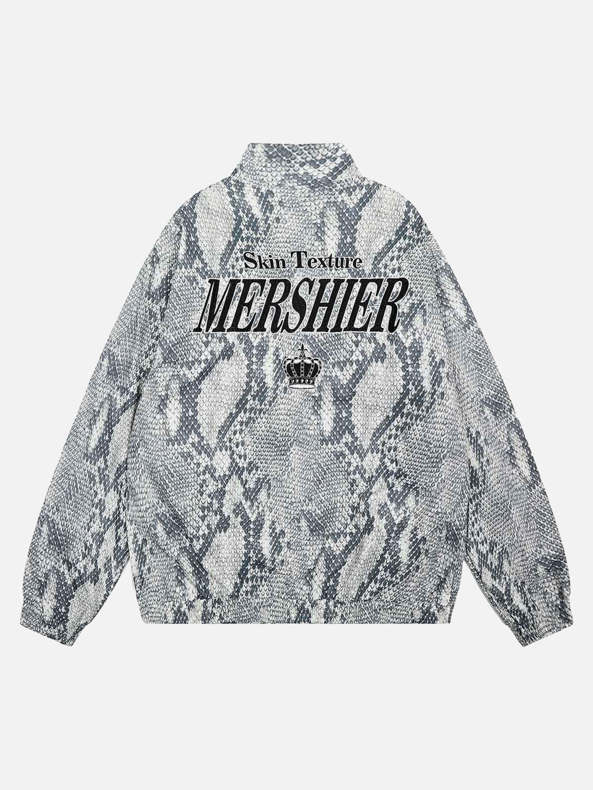 Concert Outfit Vintage Vibe Print Windbreaker Jacket Concert Outfit Vintage Vibe Print Windbreaker Jacket