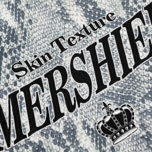 Concert Outfit Vintage Vibe Print Windbreaker Jacket