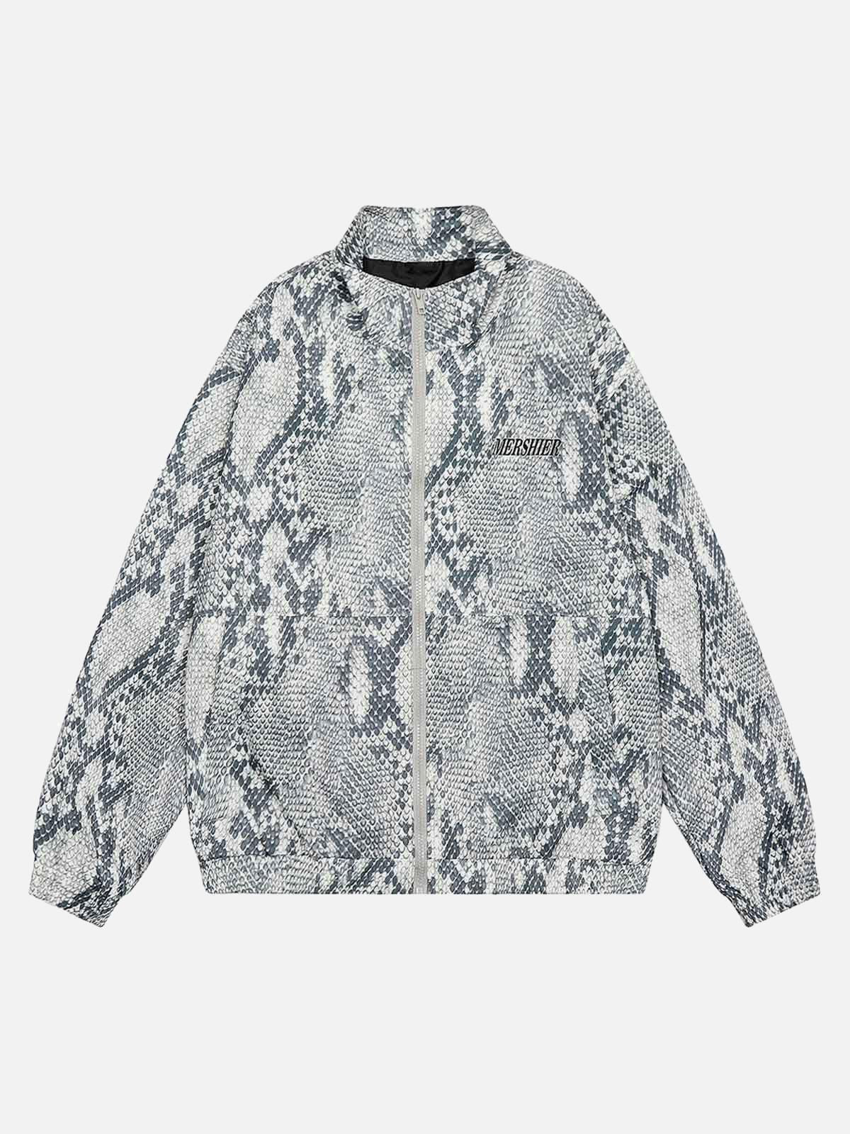 Concert Outfit Vintage Vibe Print Windbreaker Jacket Concert Outfit Vintage Vibe Print Windbreaker Jacket