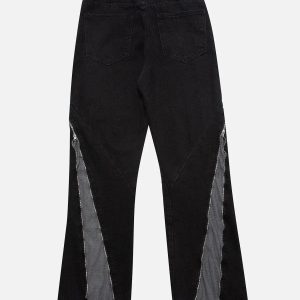 Concert Outfit Vintage Wash Adjustable Zip Jeans