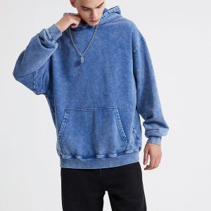 Concert Outfit Vintage Wash Distressed Solid Hoodie