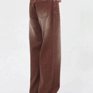 Concert Outfit Vintage Wash Gradient Jeans