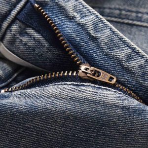 Concert Outfit Vintage Washed And Frayed Baggy Jeans