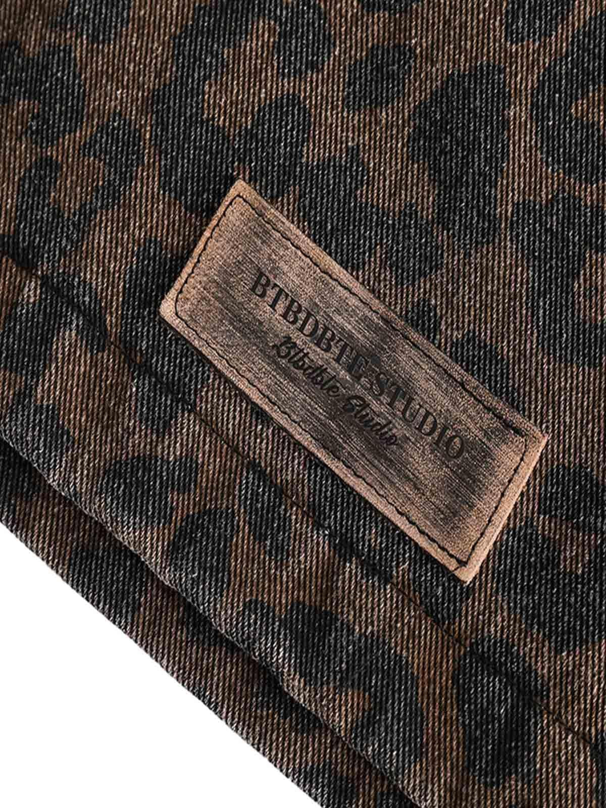 Concert Outfit Vintage Washed Cheetah Denim Jacket Concert Outfit Vintage Washed Cheetah Denim Jacket