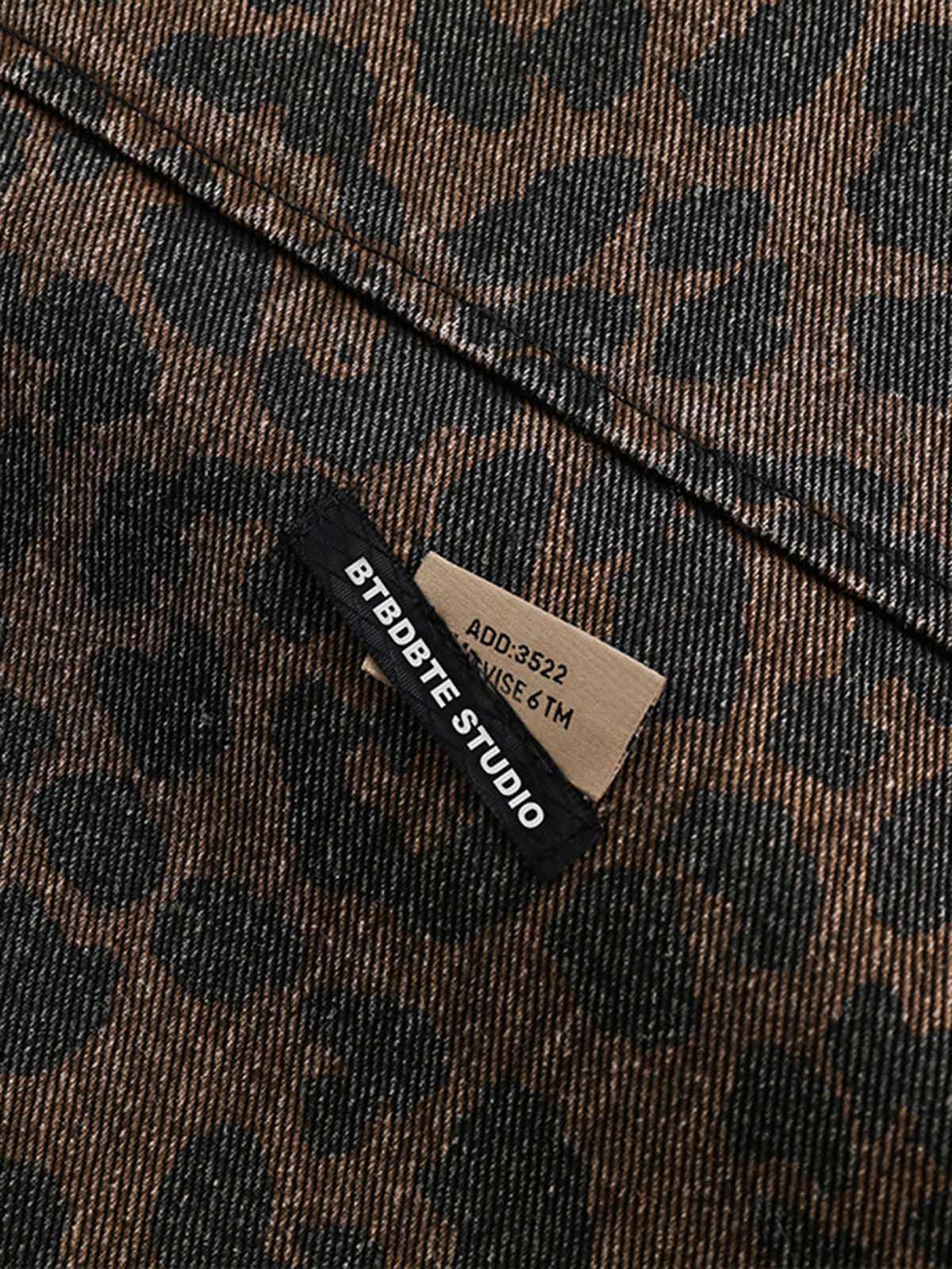 Concert Outfit Vintage Washed Cheetah Denim Jacket Concert Outfit Vintage Washed Cheetah Denim Jacket