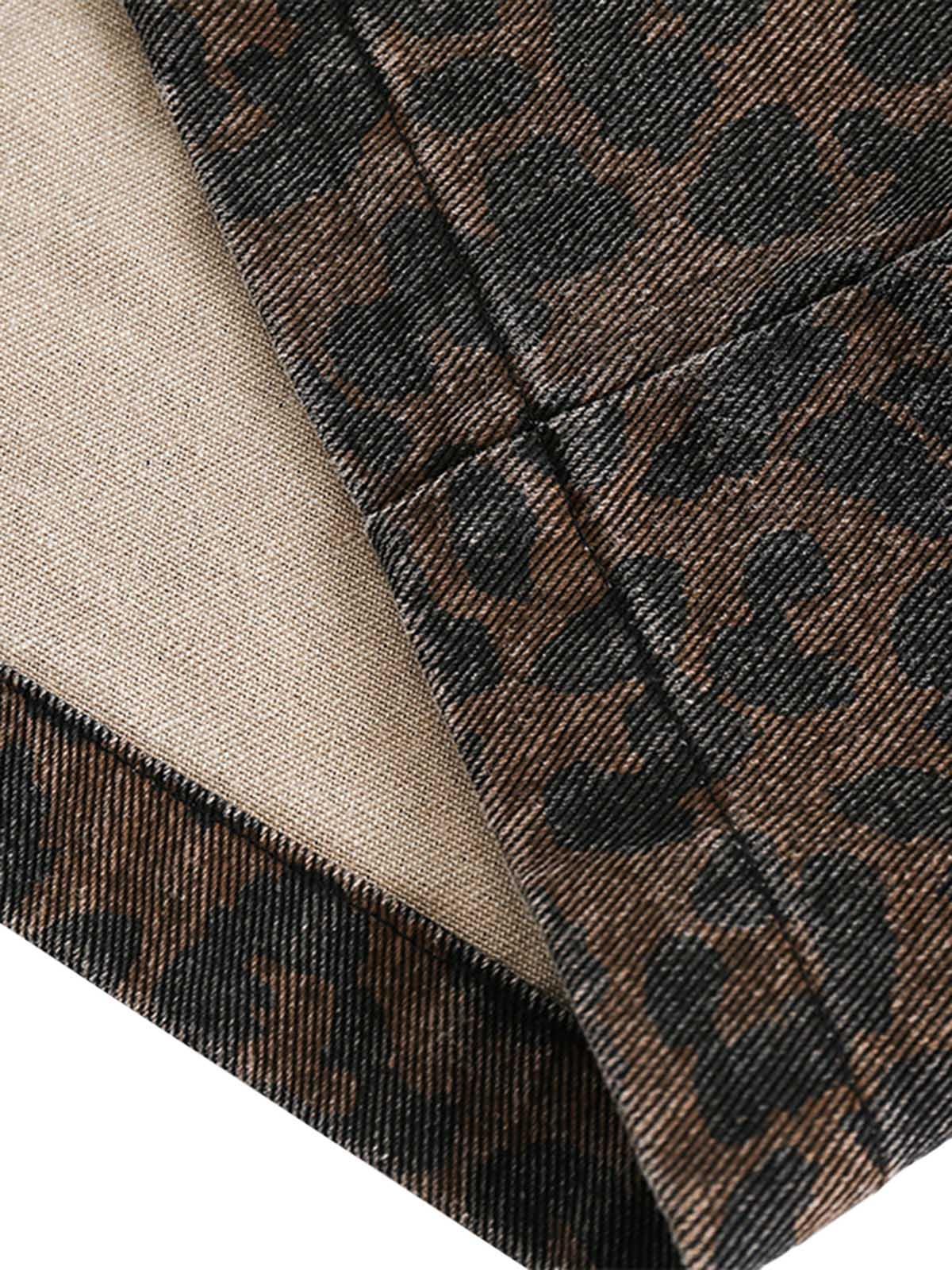 Concert Outfit Vintage Washed Cheetah Denim Jacket Concert Outfit Vintage Washed Cheetah Denim Jacket